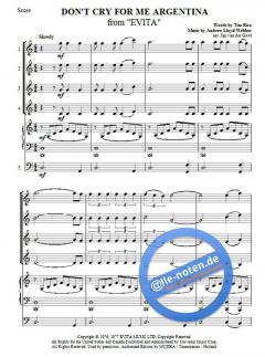 Don't Cry For Me Argentina (Tim Rice) 
