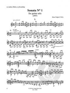 Sonata Nr. 1 von J. B. F. Wright 