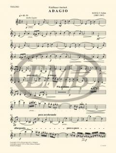 Adagio for Violin and Piano von Zoltan Kodaly im Alle Noten Shop kaufen