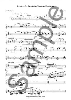 Concerto for Saxophone, Piano and Orchestra von Anders Koppel im Alle Noten Shop kaufen (Einzelstimme)