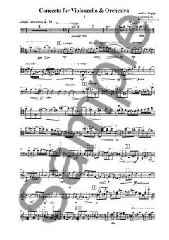 Concerto for Violoncello and Orchestra von Anders Koppel im Alle Noten Shop kaufen (Einzelstimme)