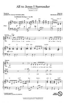All To Jesus I Surrender von Michael Hurley (Download) 