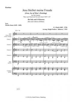 Jesu bleibet meine Freude von J.S. Bach 