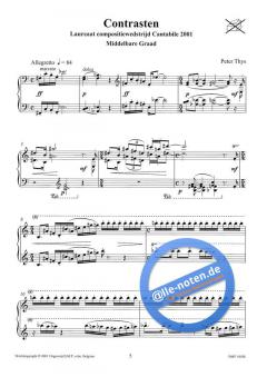 Dans vd zoemende bijen, Contrasten / Toccata, 3 Humoresken von Derek de Blauwe 