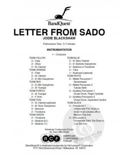 Letter From Sado von Jodie Blackshaw (Download) 