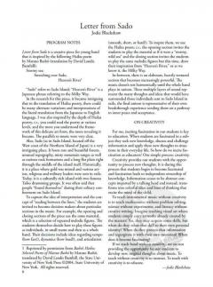 Letter From Sado von Jodie Blackshaw (Download) 