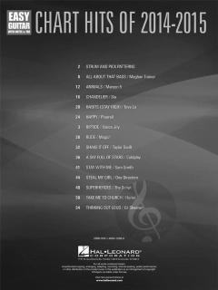 Chart Hits Of 2014-2015 