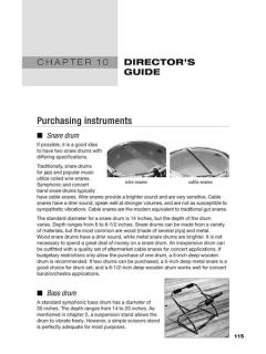 Percussion Methods 