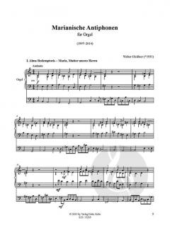 Marianische Antiphonen von Walter Gleißner 