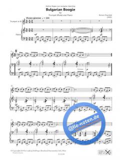 Bulgarian Boogie von Roman Pawollek für Klavier und Trompete (Flöte) im Alle Noten Shop kaufen