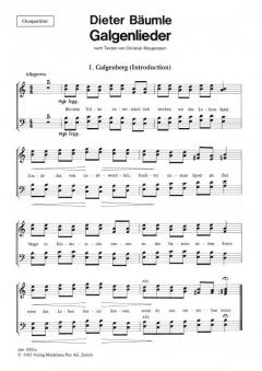 Galgenlieder (Dieter Bäumle) 