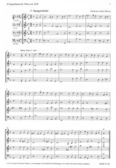 Neapolitanische Tänze um 1620 (Carlo Gesualdo) 