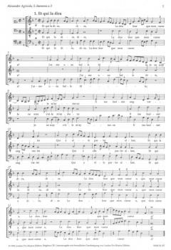 5 Chansons à 3 (Alexander Agricola) 