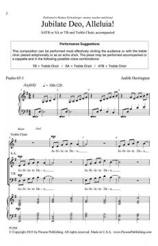 Jubilate Deo, Alleluia! von Judith Herrington (Download) 