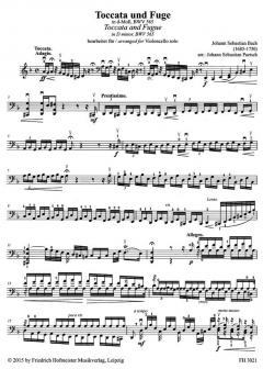3 Stücke aus BWV 506, 903, 1004 von Johann Sebastian Bach 