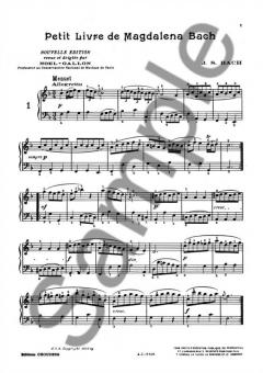 Notebook for Anna Magdalena Bach von Johann Sebastian Bach 