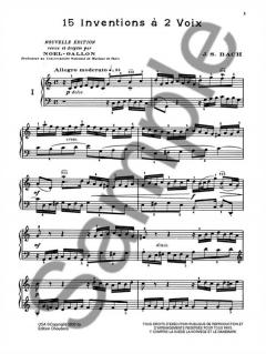Two And Three Part Inventions von Johann Sebastian Bach 