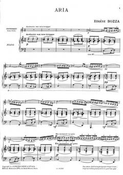 Aria von Eugene Bozza 