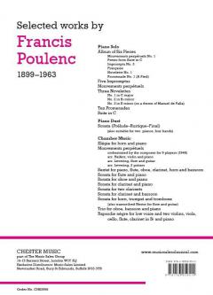 Sonata For Clarinet And Piano von Francis Poulenc 