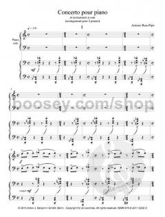 Concerto pour piano et instruments à vent von Antonio Ruiz-Pipo 