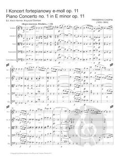 Piano Concerto No. 1 in E Minor op. 11 (Frédéric Chopin) 