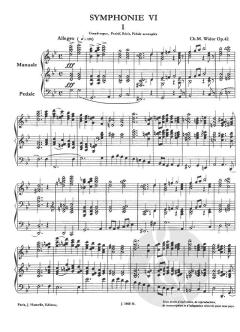 Symphonie No.6 Op. 42 von Charles-Marie Widor 