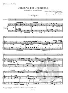Concerto per Trombone alto von Georg Christoph Wagenseil 