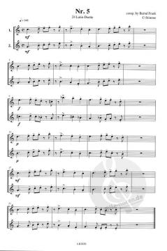24 Latin-Duette in C (Violinschlüssel) von Bernd Frank 