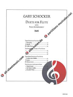 Flute Duets with Piano von Gary Schocker 