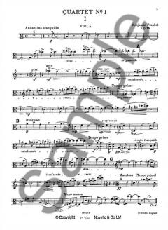String Quartet No. 1 Op. 14 von Benjamin Frankel 