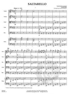 Saltarello von Vincenzo Galilei 