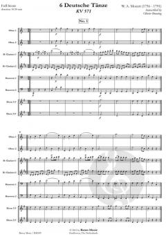 6 Deutsche Tänze KV 571 von Wolfgang Amadeus Mozart (Download) 