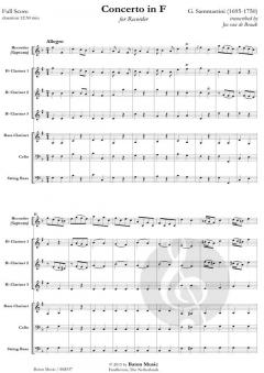 Concerto in F von Giuseppe Sammartini (Download) 