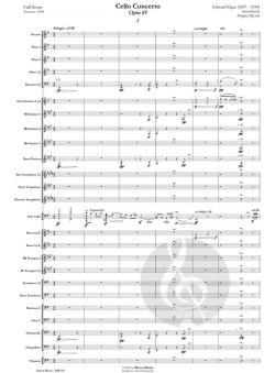 Cello Concerto op. 85 von Edward Elgar (Download) 