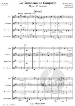 Menuet & Rigaudon von Maurice Ravel (Download) 