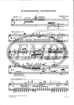 Five Piano Pieces 
