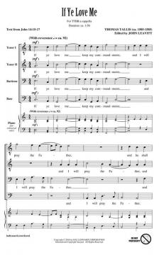 If Ye Love Me von Thomas Tallis (Download) 