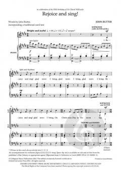 Rejoice and sing! (John Rutter) 