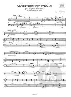 Divertissement Tzigane von Félix Antonini 