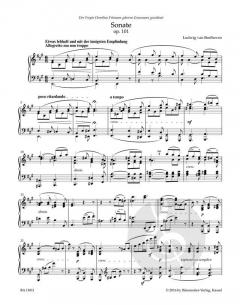 Sonate in A op. 101 von Ludwig van Beethoven (Download) 
