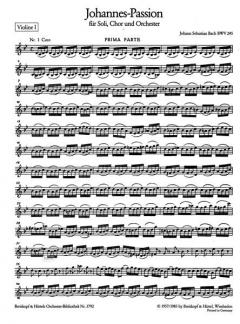 Johannes-Passion BWV 245 von Johann Sebastian Bach 