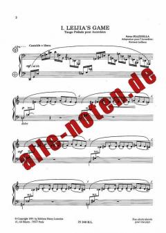 Trois Preludes pour Accordeon von Astor Piazzolla 