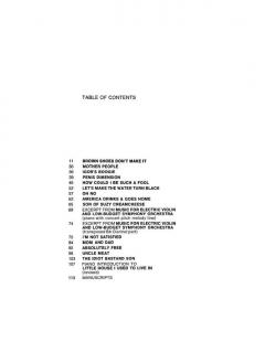 The Frank Zappa Songbook 1 