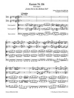 Gottes Zeit ist die allerbeste Zeit von Johann Sebastian Bach 
