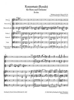 Konzert-Rondo Es-Dur KV 371 von Wolfgang Amadeus Mozart 