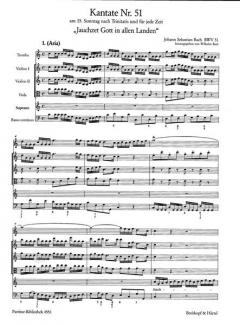 Jauchzet Gott in allen Landen von Johann Sebastian Bach 