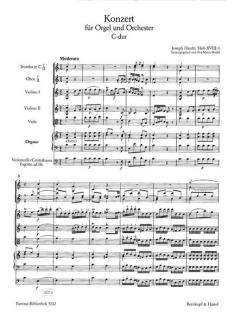 Orgelkonzert C-Dur Hob XVIII:1 von Joseph Haydn 