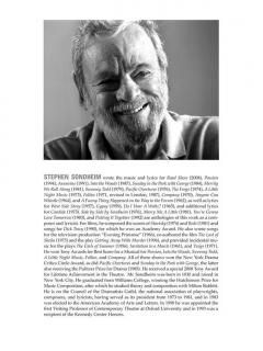 Stephen Sondheim von Stephen Sondheim 
