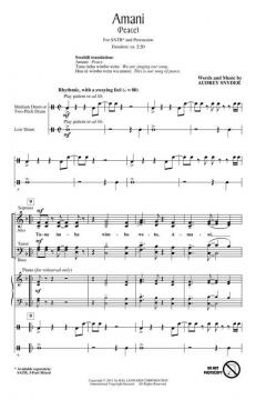 Amani (Peace) von Audrey Snyder (Download) 