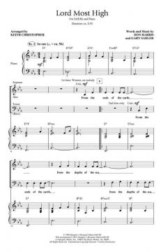 Lord Most High SAT(B) von Donald Harris (Download) 
